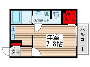 メルヘンアライ1号館【2階】の間取り