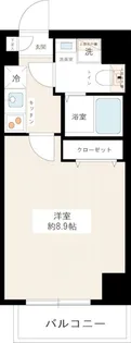 XEBEC東日暮里II【8階】の間取り