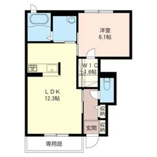 アレグリア【1階】の間取り