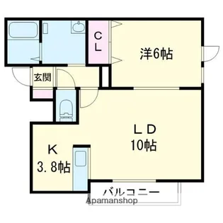 レインボーハウス泉56【2階】の間取り