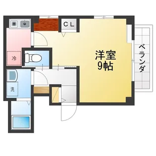 アクティー本山【1階】の間取り