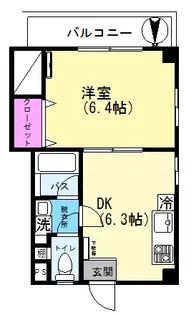 フェリーチェ21【2階】の間取り