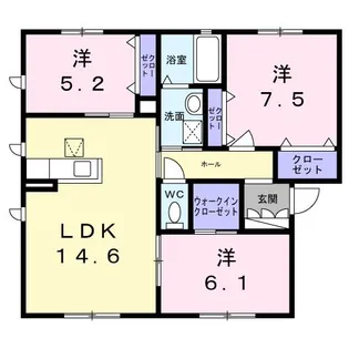 プロローグ【1階】の間取り