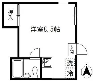 メゾンアサヌマの間取り