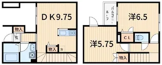 モンシャン【2階】の間取り