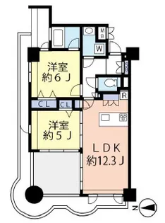 グランヴァン両国【2階】の間取り