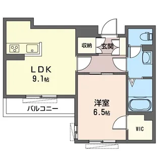 ルノン【2階】の間取り