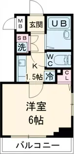 ステーションプラザロアール目黒都立大学【7階】の間取り