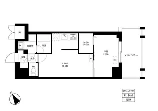 東京マンション【11階】の間取り