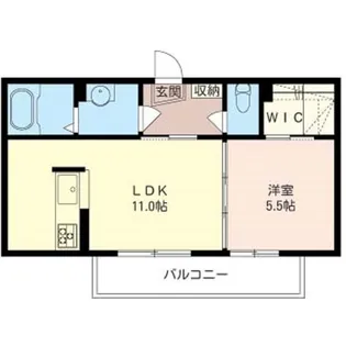 アーク元住吉【1階】の間取り