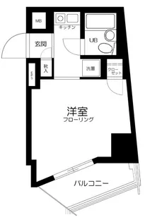プレール新宿余丁町【5階】の間取り