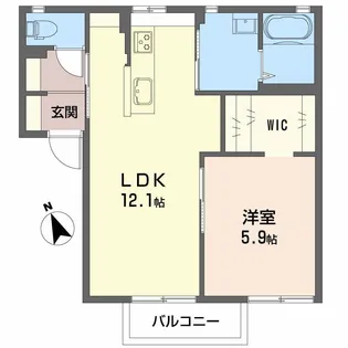 レーベン【2階】の間取り