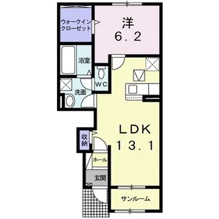 シエーネ【1階】の間取り