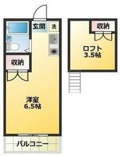 泉ハイツ【2階】の間取り