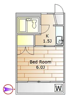 グリーンヒル大岡山【2階】の間取り