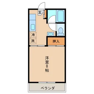 サンライズ(東平塚)【2階】の間取り