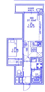 クレア土呂【3階】の間取り