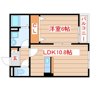 シルフソア【1階】の間取り