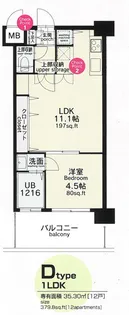 ORIENT BLD No.82【5階】の間取り