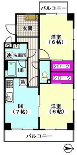 シェル・コート【3階】の間取り