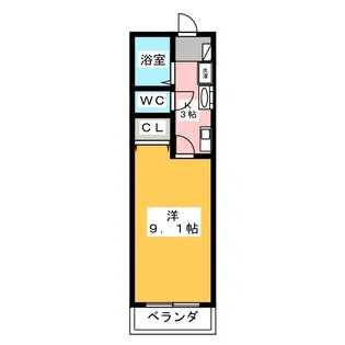 ミュートスNH【2階】の間取り