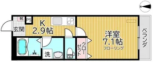 ベル・プール若草【2階】の間取り