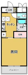 CROWN相生I【1階】の間取り