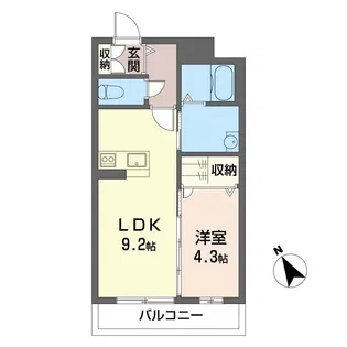 PrimeStageI【2階】の間取り