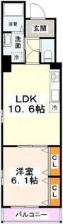 コンフォータブルハウス・ウィズワン【3階】の間取り
