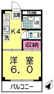 ラフォーレ ヒグチ【2階】の間取り