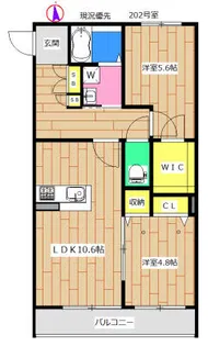 Rumah Bunga【2階】の間取り