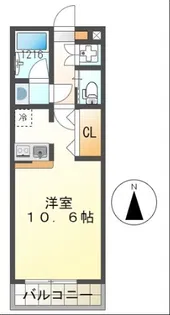 アンプルール【3階】の間取り