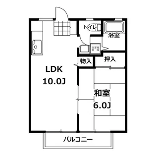 井上ハイツ【2階】の間取り