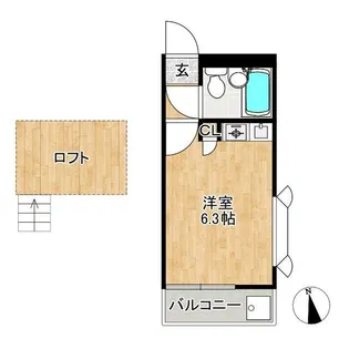 ライフピア上北沢【2階】の間取り