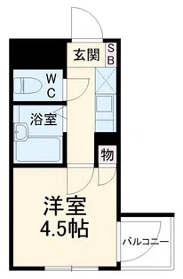 PaulowniaValleyTake5日吉【3階】の間取り