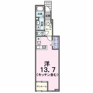 ソラーナ【1階】の間取り