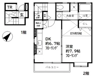 R&Edge【2階】の間取り