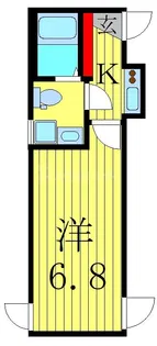 ミリアグラシア金町【1階】の間取り
