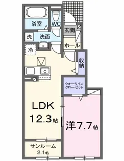 Relier 東雲III【1階】の間取り