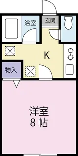 一木ハイツ【2階】の間取り