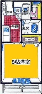 クィーングランデ【2階】の間取り