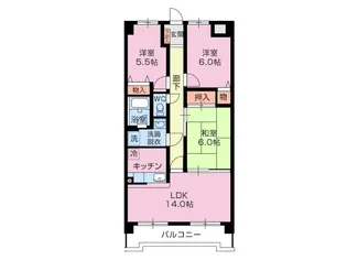 エストワン【3階】の間取り