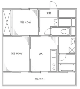 中里ロイマンション【3階】の間取り