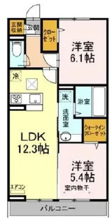 サントミー【2階】の間取り