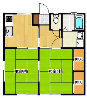 ライフピア神川【1階】の間取り