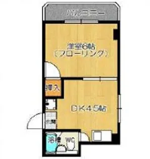 明日香ビル【3階】の間取り