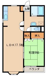ウエスタンシティ 3号棟【2階】の間取り