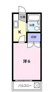 カレッジハウスPart2【1階】の間取り