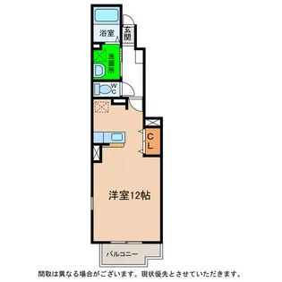 徳島県阿南市富岡町あ石【アパート】の間取り