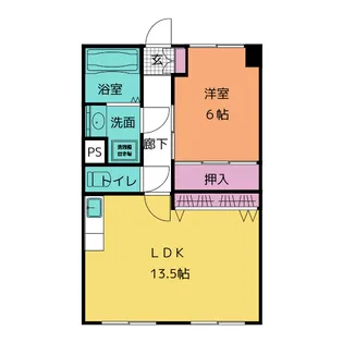 アーバンハイツ利平治【2階】の間取り
